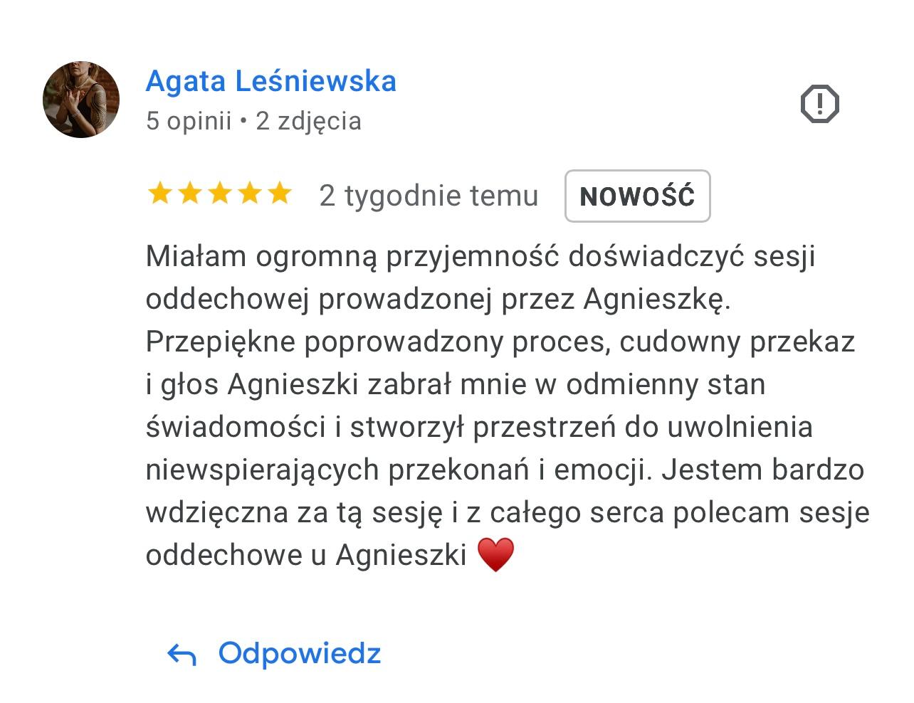 Opinia uczestniczki programu Weź Oddech i Zmień Wszystko